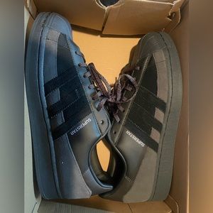 Adidas Superstar 'Black Gray Blue' Black/Gray/Blue Skate Shoes